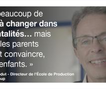 Citation de Daniel Chambodut, Directeur de l’École de Production de Gorge de Loup. Voir la description ci-dessous.